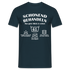 61. Geburtstags T-Shirt Schonend Behandeln - Das gute Stück is schon 61 Lustiges Geschenk Shirt - Navy