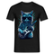 Lustige Coole Katze mit E-Gitarre und Sonnenbrille Witziges T-Shirt - Schwarz