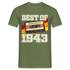 80. Geburtstag Retro Kassette Best of 1943 Geschenk T-Shirt - Militärgrün