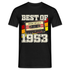 70. Geburtstag Retro Kassette Best of 1953 Geschenk T-Shirt - Schwarz