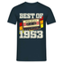 70. Geburtstag Retro Kassette Best of 1953 Geschenk T-Shirt - Navy