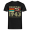 80. Geburtstag Jahrgang 1943 Retro Kassette 80s Limited Edition Geschenk T-Shirt - Schwarz