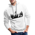 Berge Mountainbike Downhill Herren Premium Hoodie - weiß