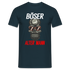 Totenkopf Sonnenbrille Böser Alter Mann Lustiges T-Shirt - Navy