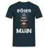 Wikinger Totenkopf Böser Alter Mann T-Shirt - Navy