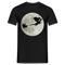Weihnachtsmann Schlitten Drachen Mond Lustiges Geschenk T-Shirt - Schwarz