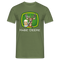 HABE DEERE Bier Parodie Lustiges Bauern Traktor T-Shirt - Militärgrün