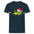 Weihnachten Grinch Mittelfinger Lustiges Weihnachts Geschenk T-Shirt - Navy