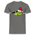 Weihnachten Grinch Mittelfinger Lustiges Weihnachts Geschenk T-Shirt - Graphit