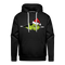 Weihnachten Grinch Mittelfinger Lustiger Weihnachts Geschenk Premium Hoodie - Schwarz