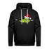 Weihnachten Grinch Mittelfinger Lustiger Weihnachts Geschenk Premium Hoodie - Schwarz