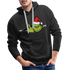 Weihnachten Grinch Mittelfinger Lustiger Weihnachts Geschenk Premium Hoodie - Schwarz