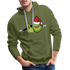 Weihnachten Grinch Mittelfinger Lustiger Weihnachts Geschenk Premium Hoodie - Olivgrün