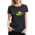 Weihnachten Grinch Mittelfinger Lustiges Weihnachts Geschenk Frauen Premium T-Shirt - Schwarz