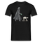 Darth Vader geht Gassi mit AT-AT Lustiges T-Shirt - Schwarz