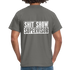 Lustiges Arbeitsshirt - Shit Show Supervisor Rückendruck T-Shirt - Graphit