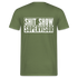 Lustiges Arbeitsshirt - Shit Show Supervisor Rückendruck T-Shirt - Militärgrün