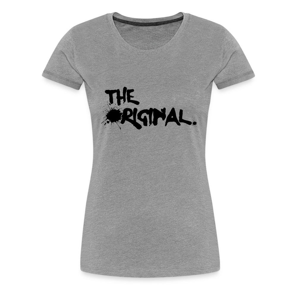 The Original Witziges Spruch Frauen Premium T-Shirt - Grau meliert