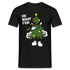 Lustiger Weihnachtsbaum - oh what fun - Weihnachts Muffel T-Shirt - Schwarz