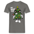 Lustiger Weihnachtsbaum - oh what fun - Weihnachts Muffel T-Shirt - Graphit