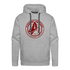 Sternenflotte Starfleet Command Abzeichen Premium Hoodie - Grau meliert