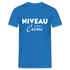 Niveau ist keine Creme Parodie Männer T-Shirt - Royalblau