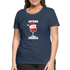 Weihnachtsoutfit Weinliebhaber Cheers Mädels Frauen Premium T-Shirt - Navy