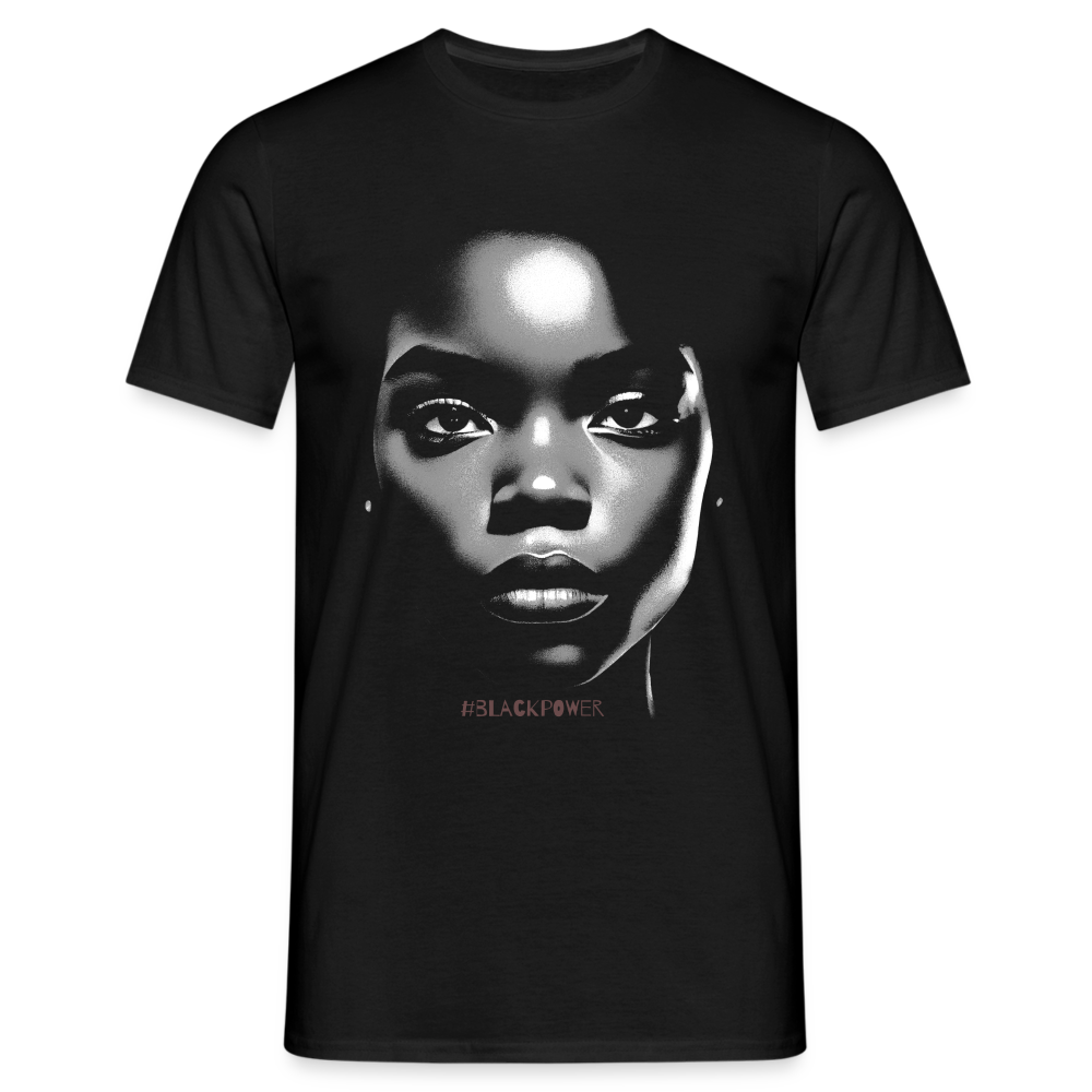 Black Woman Black Power T-Shirt - Schwarz