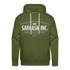 Sarkasmus Sarcasm inc. Lustiger Herren Hoodie - Olivgrün