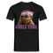 Lustiges Faultier mit Sonnenbrille Chill Time T-Shirt - Schwarz