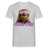 Lustiges Faultier mit Sonnenbrille Chill Time T-Shirt - Grau meliert