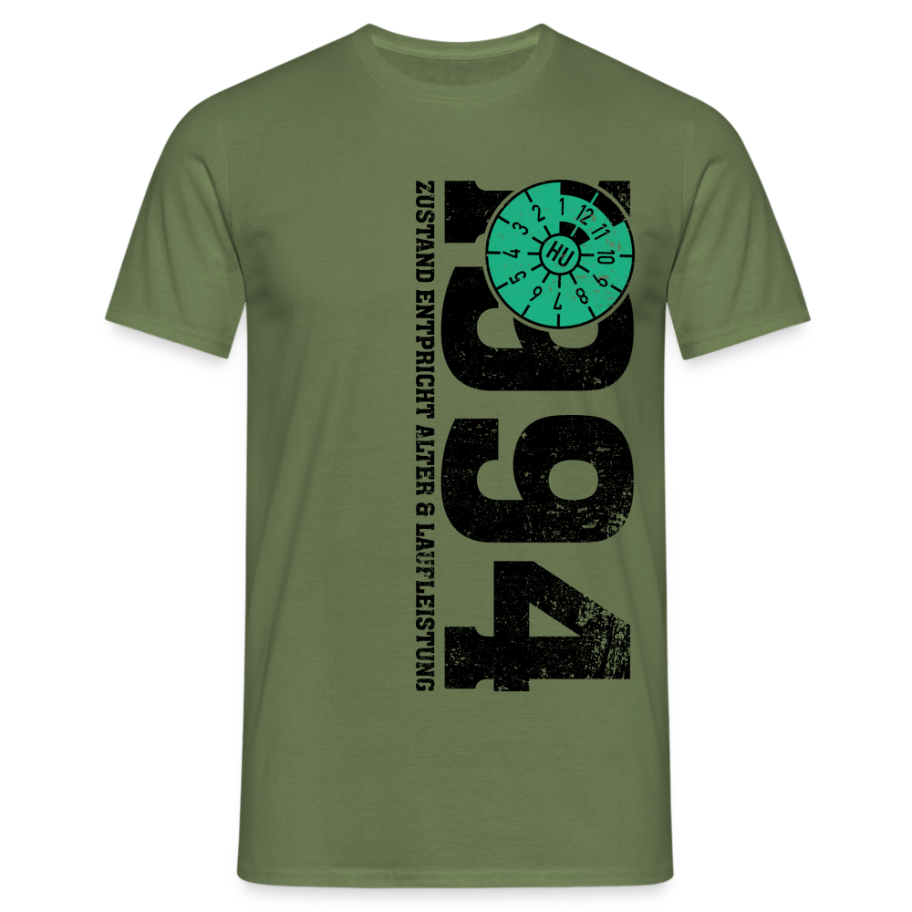 30. Geburtstag 1994 Zustand TÜV Lustiges Mechaniker Geschenk T-Shirt - Militärgrün