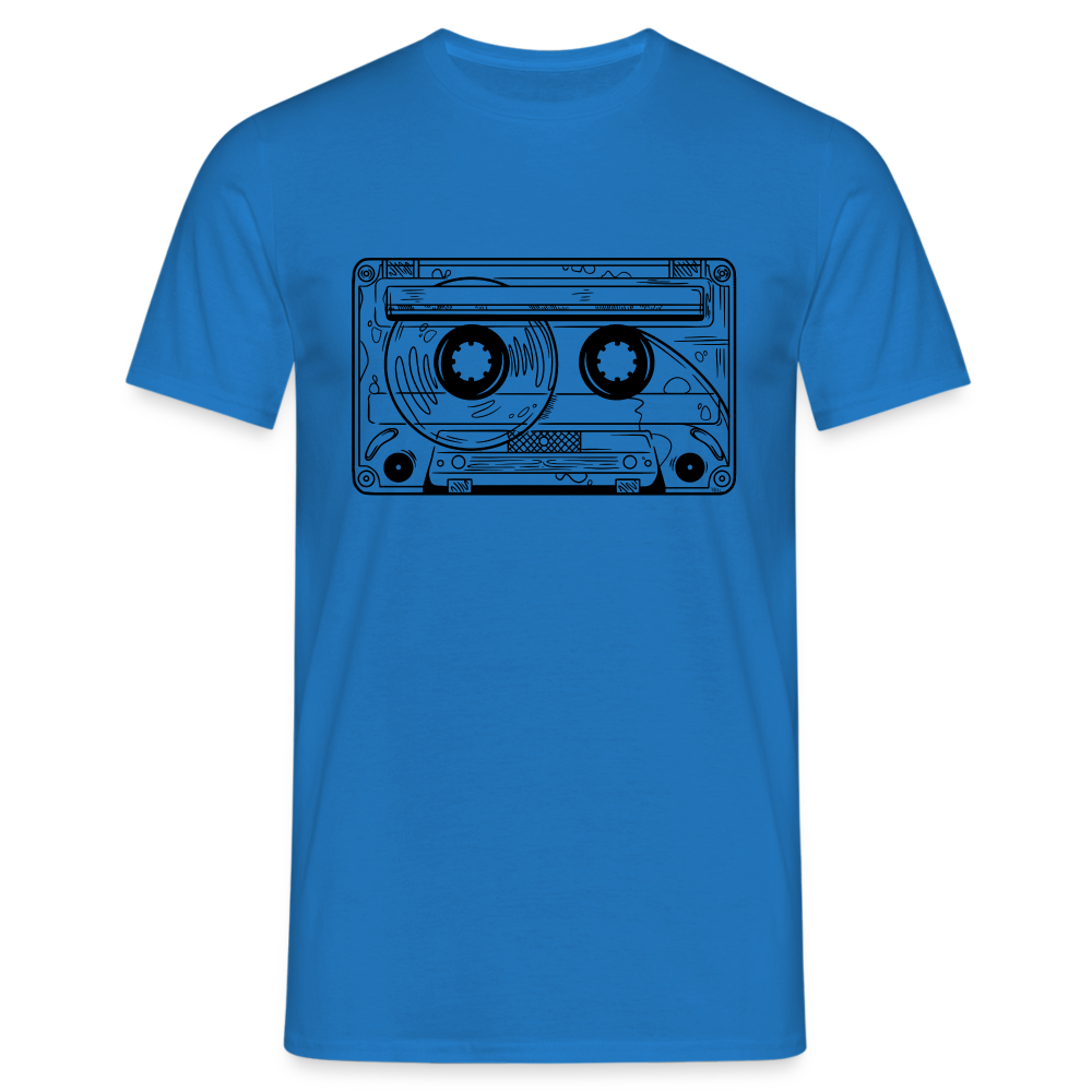 Musik Kassette Retro Lustiges T-Shirt - Royalblau