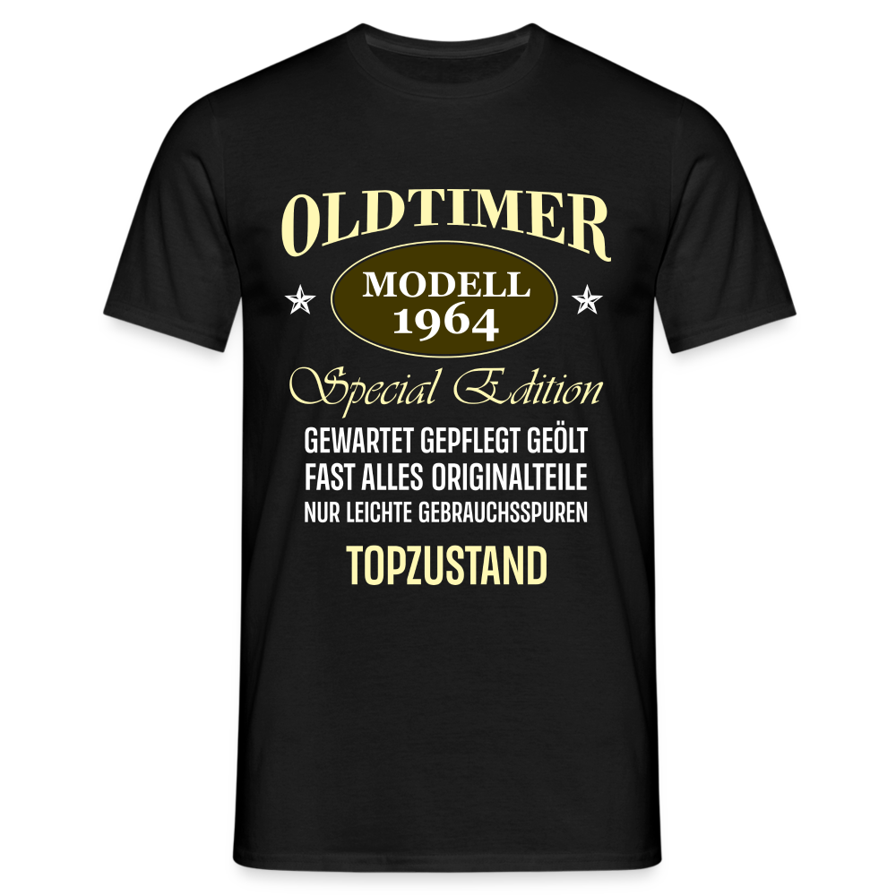 60.Geburtstag Oldtimer Modell 1964 Special Edition Lustiges Geschenk T-Shirt - Schwarz