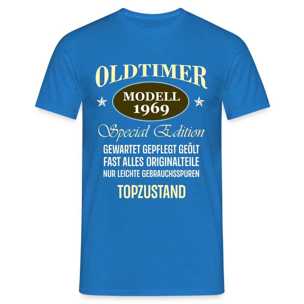55.Geburtstag Oldtimer Modell 1969 Special Edition Lustiges Geschenk T-Shirt - Royalblau