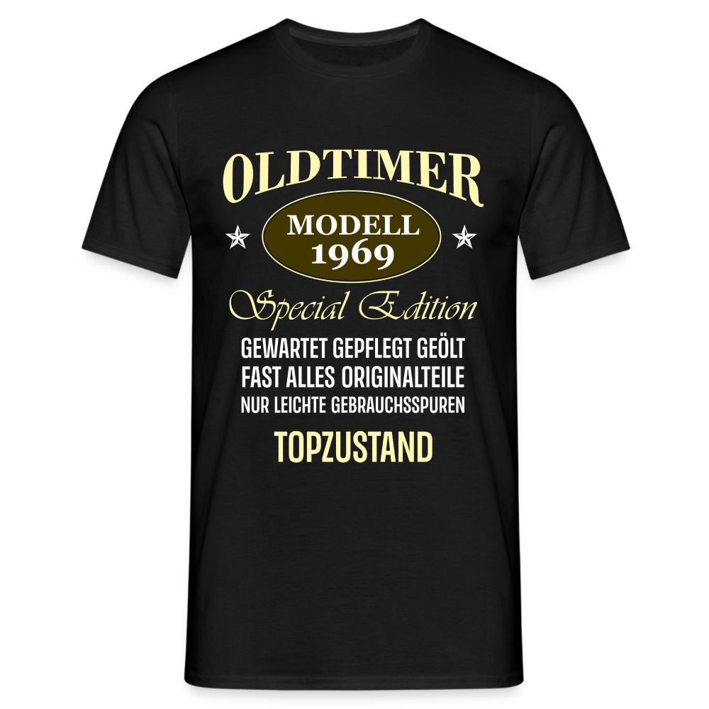 55.Geburtstag Oldtimer Modell 1969 Special Edition Lustiges Geschenk T-Shirt - Schwarz