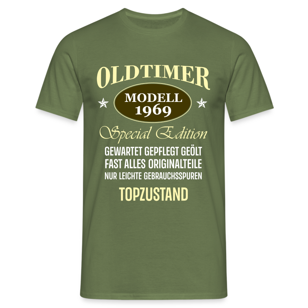 55.Geburtstag Oldtimer Modell 1969 Special Edition Lustiges Geschenk T-Shirt - Militärgrün