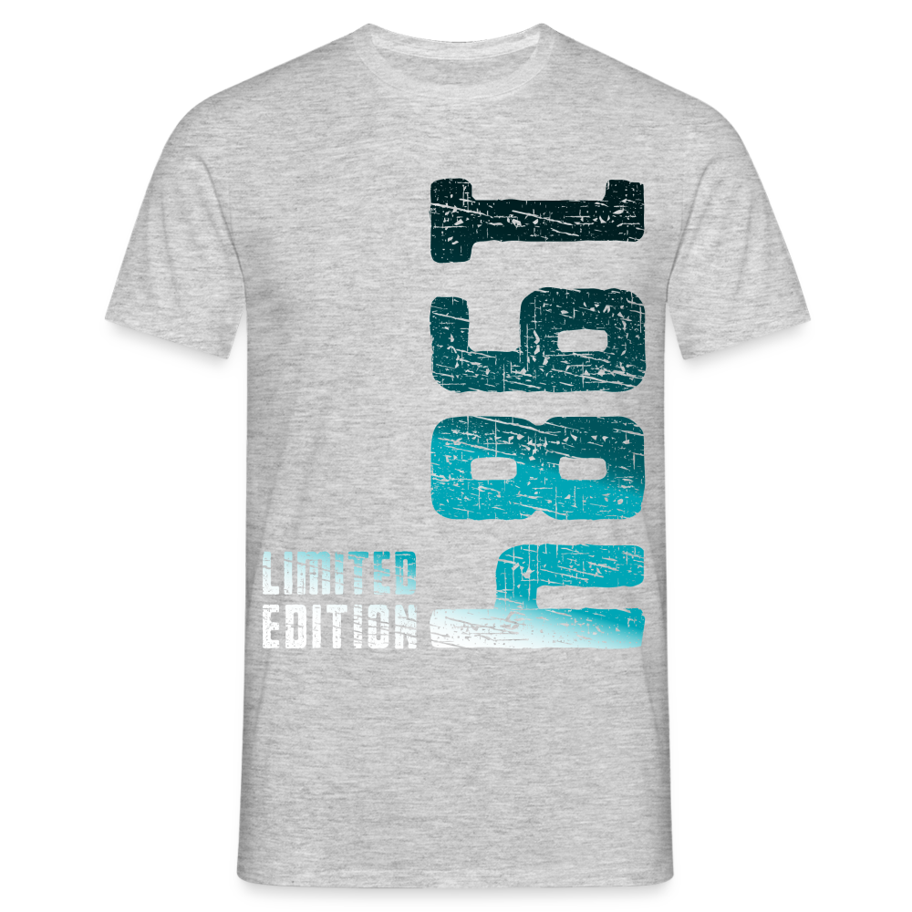 40. Geburtstag 1984 Limited Edition Geschenk T-Shirt - Grau meliert
