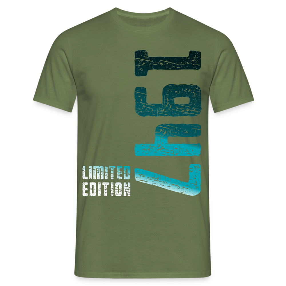 77. Geburtstag 1947 Limited Edition Geschenk T-Shirt - Militärgrün