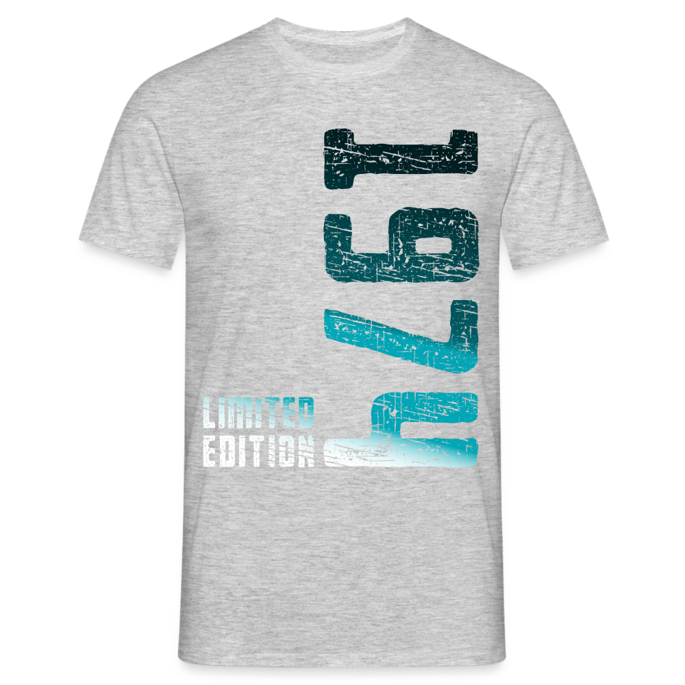 50. Geburtstag 1974 Limited Edition Geschenk T-Shirt - Grau meliert