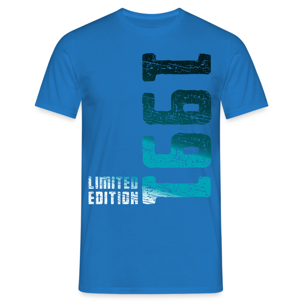 33. Geburtstag 1991 Limited Edition Geschenk T-Shirt - Royalblau