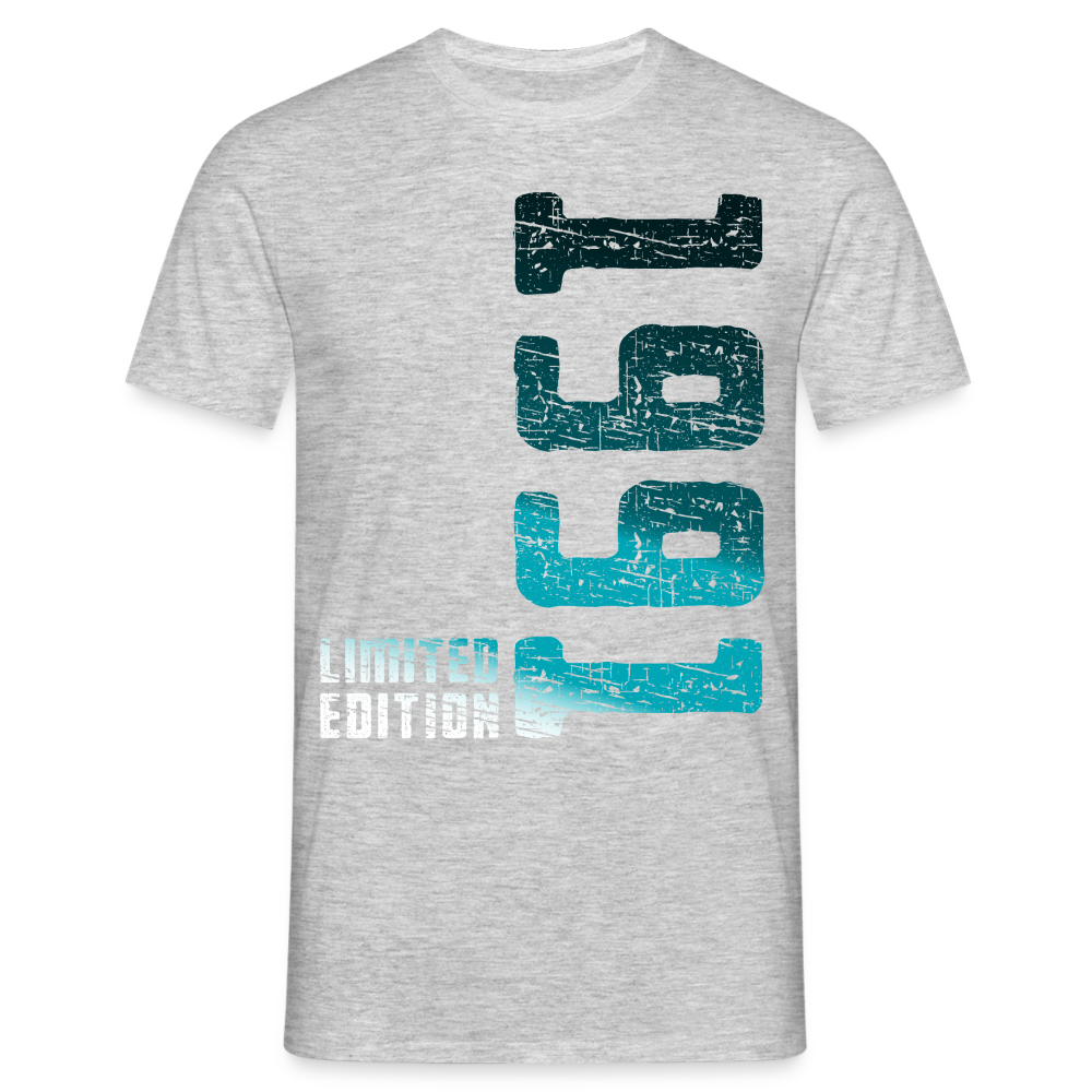 33. Geburtstag 1991 Limited Edition Geschenk T-Shirt - Grau meliert