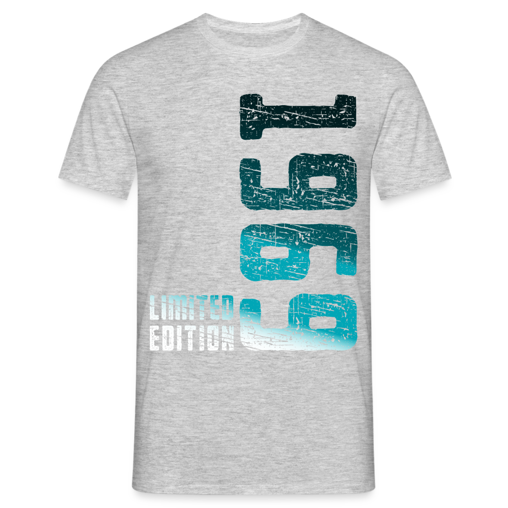 55. Geburtstag 1969 Limited Edition Geschenk T-Shirt - Grau meliert