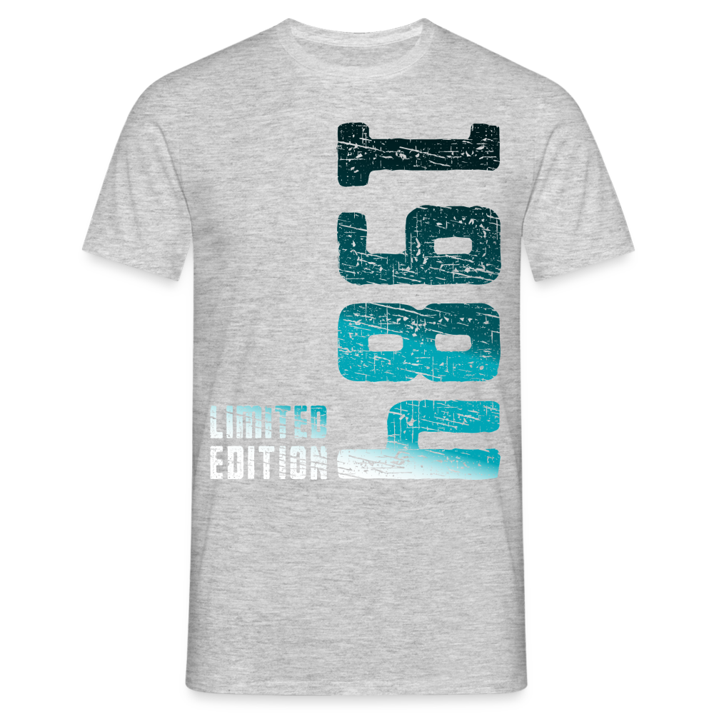 40. Geburtstag 1984 Limited Edition Geschenk T-Shirt - Grau meliert