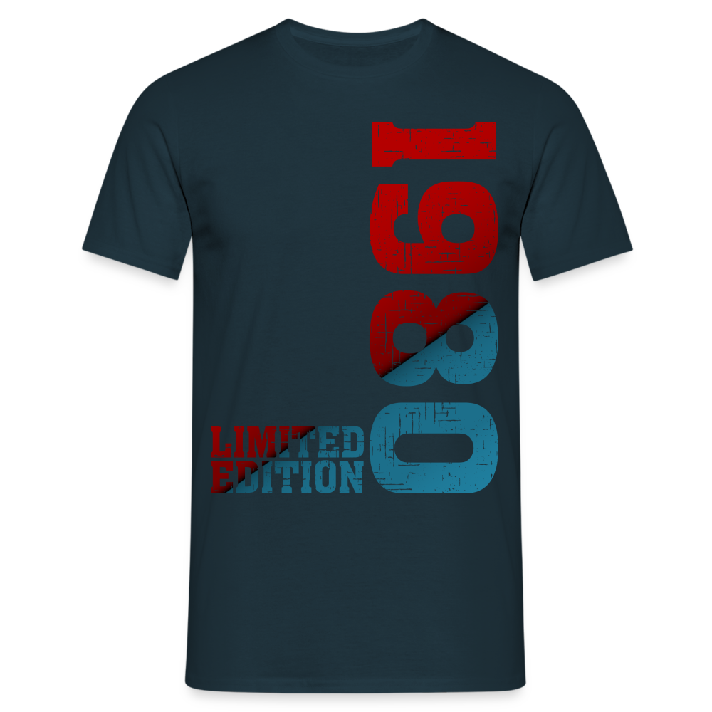 44. Geburtstag 1980 Limited Edition Geschenk T-Shirt - Navy