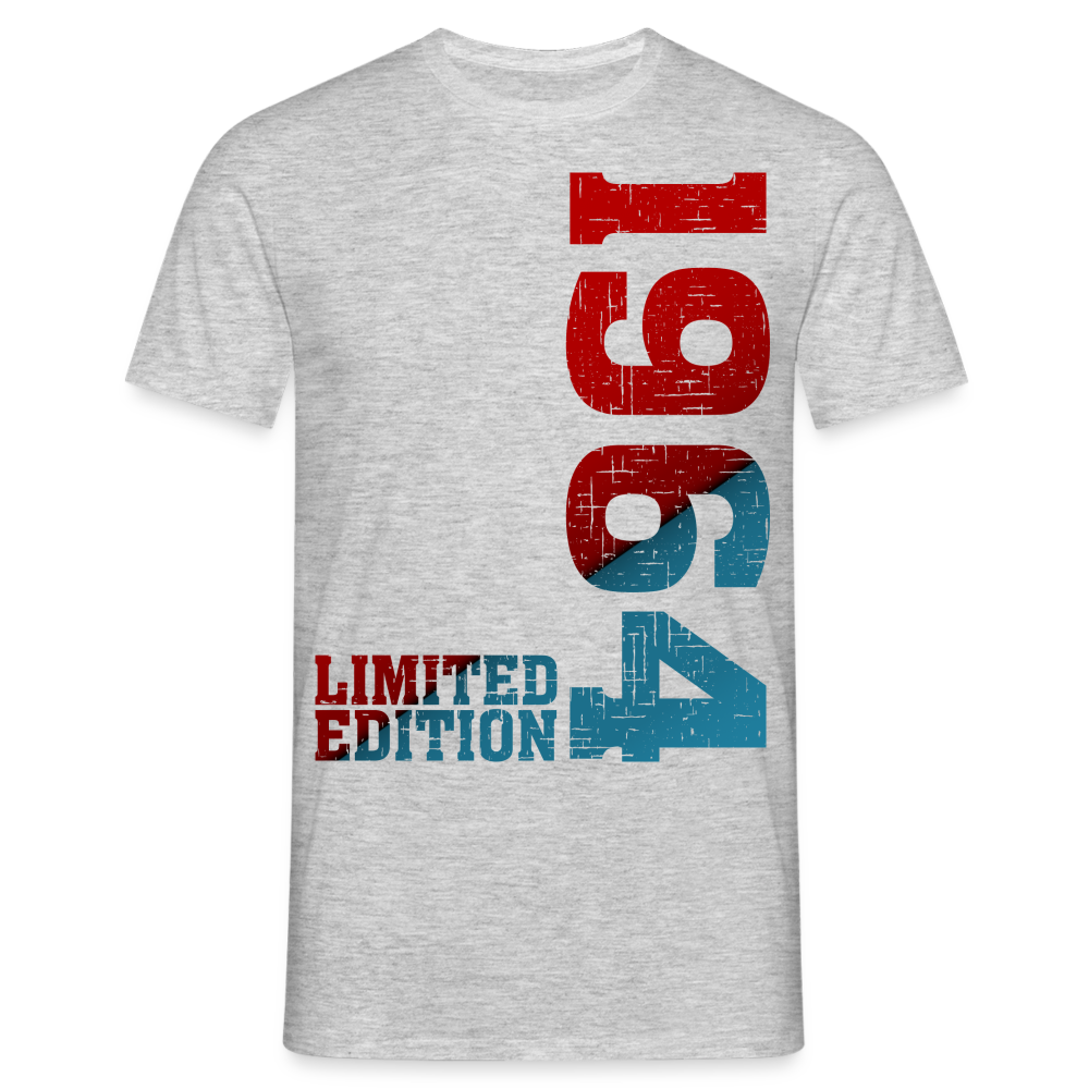 60. Geburtstag 1964 Limited Edition Geschenk T-Shirt - Grau meliert