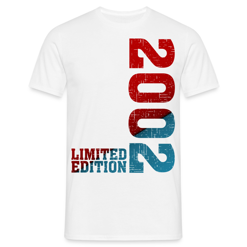 20. Geburtstag 2002 Limited Edition Geschenk T-Shirt - weiß