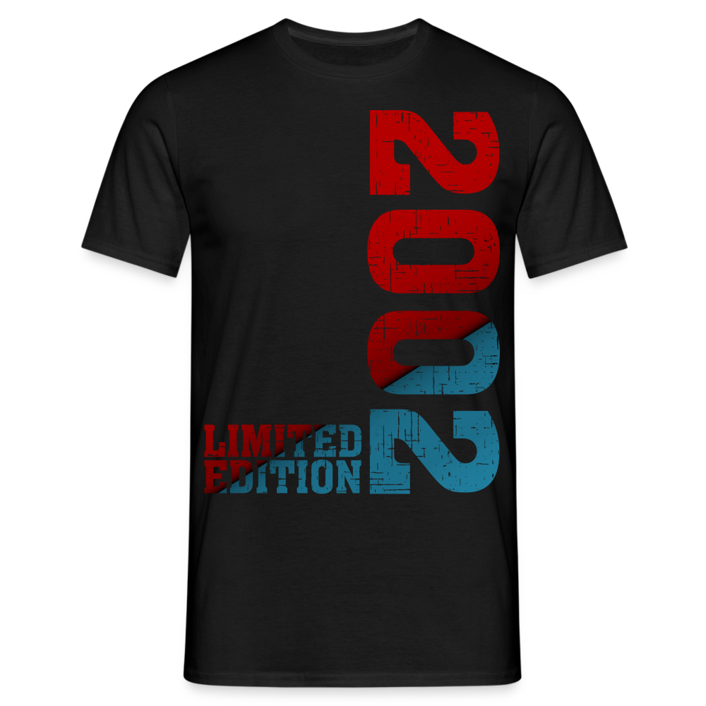 20. Geburtstag 2002 Limited Edition Geschenk T-Shirt - Schwarz