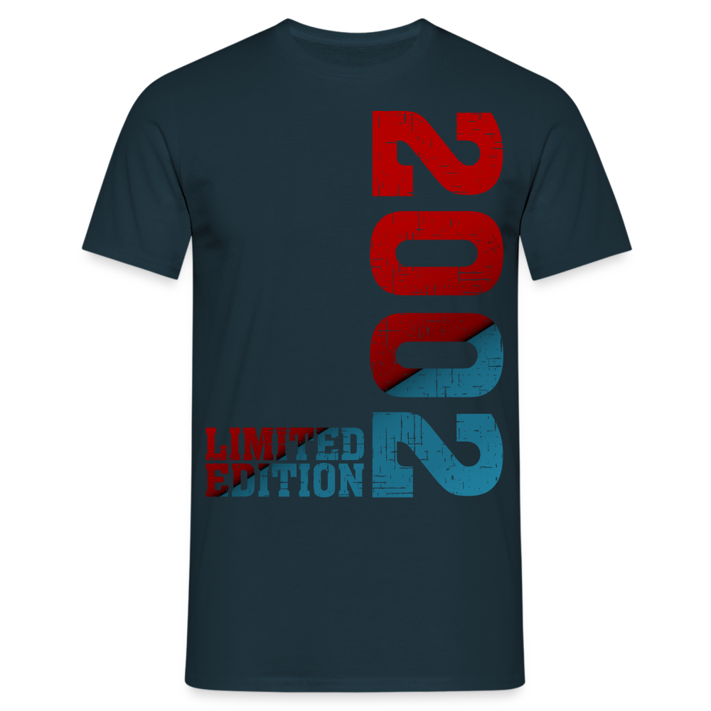 20. Geburtstag 2002 Limited Edition Geschenk T-Shirt - Navy