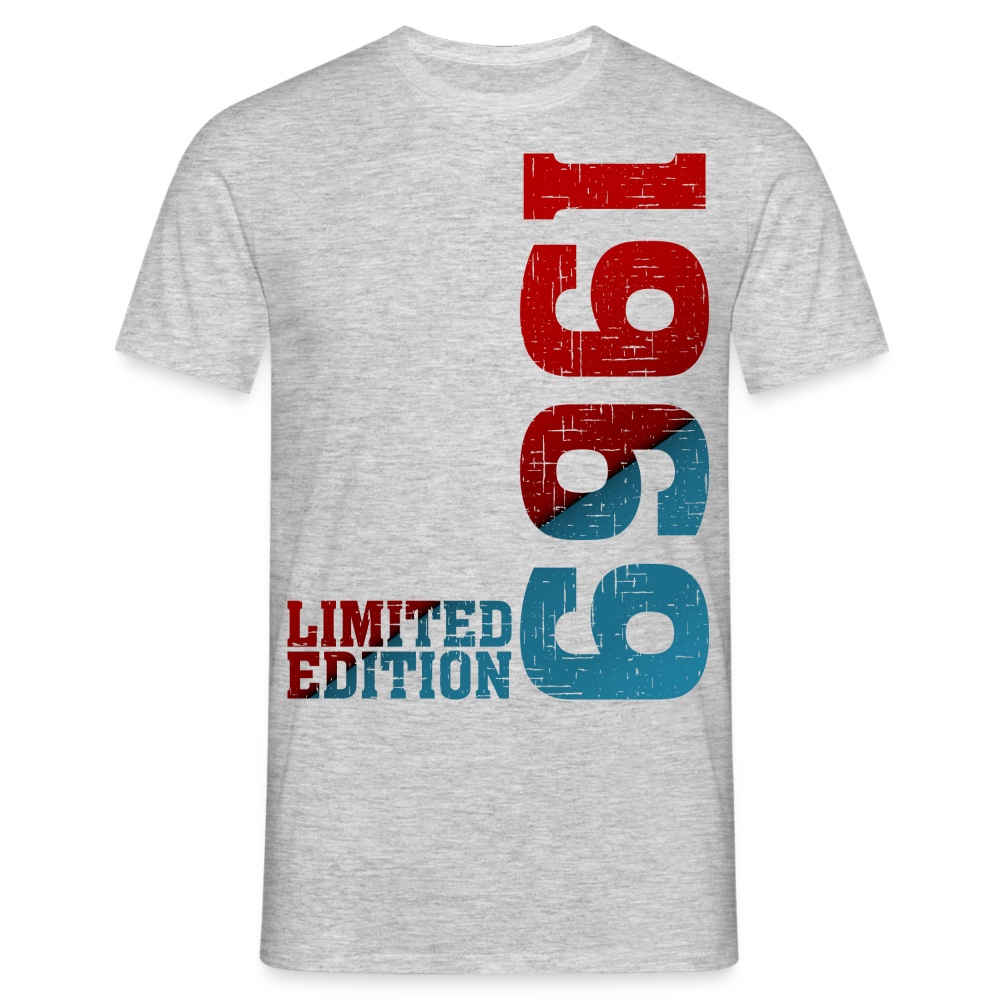 55. Geburtstag 1969 Limited Edition Geschenk T-Shirt - Grau meliert